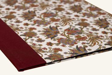 Sammelmappe italienisches Design mit Gold und bordeaux